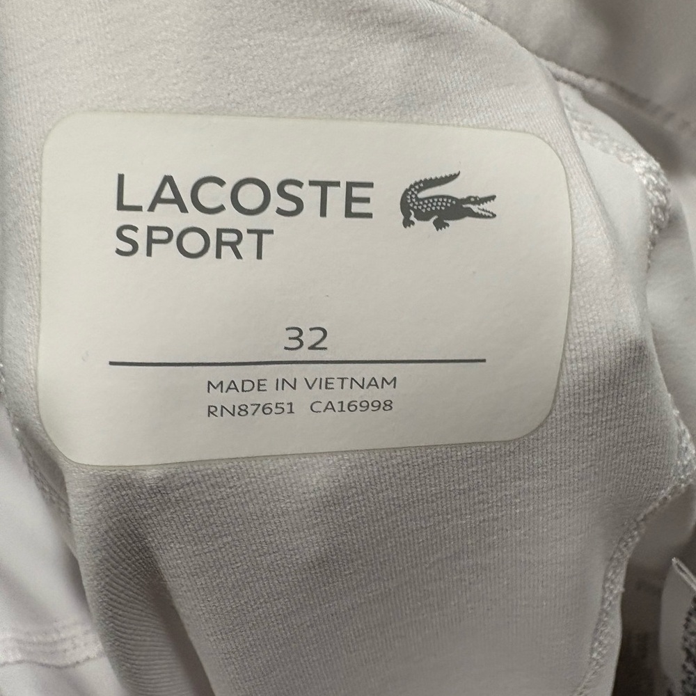 Lacoste White Pleated Athletic Tennis Pickleball Skirt (XS 0-2) - Picture 3 of 7